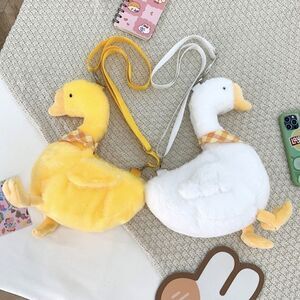 NEW GEESE GOOSE GOSLING GIRLS STUFFEDCANIMAL PURSE
